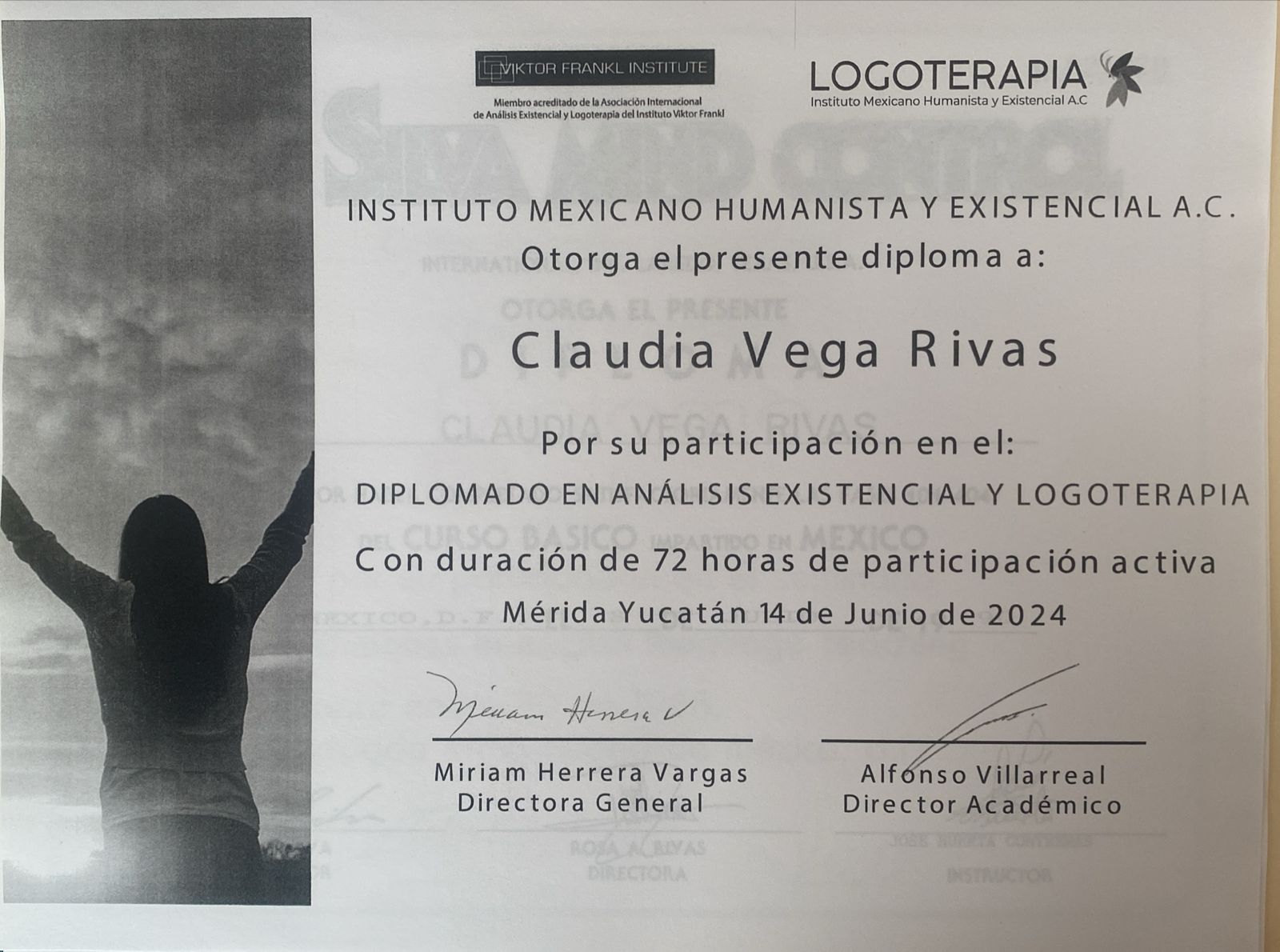 Diplomado en Análisis Existencial y Logoterapia
